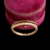 Early Victorian Ouroboros Split Ring