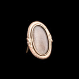 Georgian Double Ouroboros Hair Locket Brooch