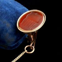 Georgian Love Letter Wax Seal Necklace