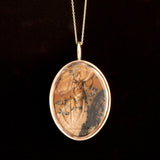 Georgian Hope Personified Jasper Intaglio Necklace