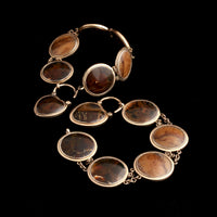 Victorian Matched Jasper Collar/Bracelet Set