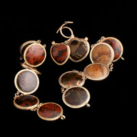 Victorian Matched Jasper Collar/Bracelet Set