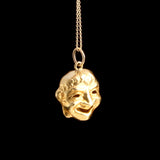 Victorian Comedy & Tragedy Greek Masks Necklace