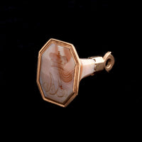 Georgian Crowned "AA" Agate Seal Fob