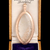 Georgian Navette Locket with Later Dedication to "Bobby"