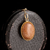 Late 19th Century French Goldstone Locket