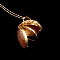 Late 19th Century French Goldstone Locket