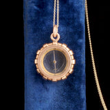 Edwardian Rose Gold Compass Necklace