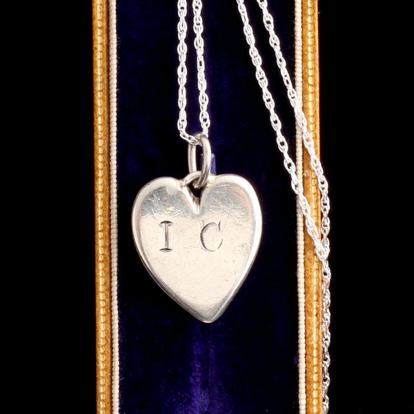 Stuart Christian Silver Heart Necklace