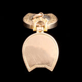 Late 19th Century Gold Quartz Horseshoe Locket