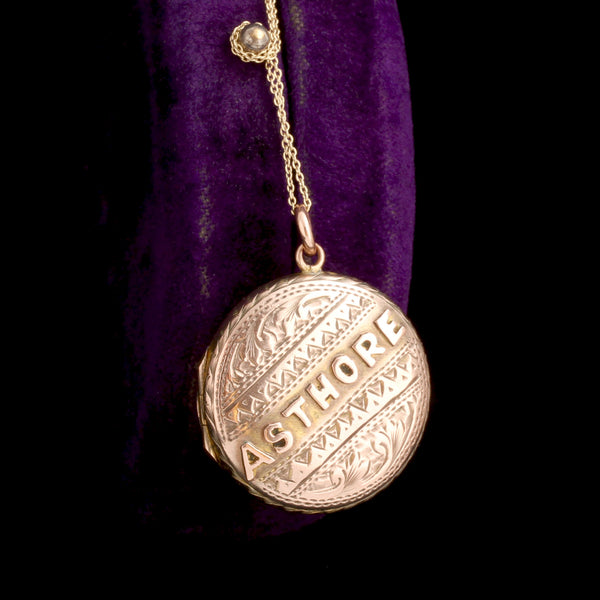 Victorian "Asthore" Locket