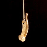 Victorian Gold Bosun's Whistle Necklace