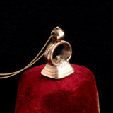 Early Victorian Edmund Halley Wax Seal Necklace