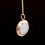 Early Victorian Blue Glass Hair Locket