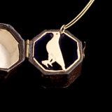Early 20th Century Diamond Eye Pigeon Pendant