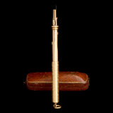 Victorian S. Mordan & Co Gold Pencil & Pen Nib Fob