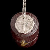 Roman Providentia Coin Necklace