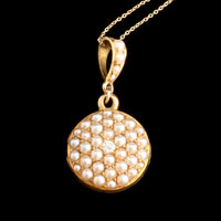 Late Victorian Diamond & Pearl Locket