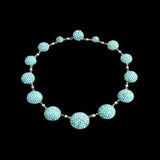 Victorian Turquoise Pavé Collar