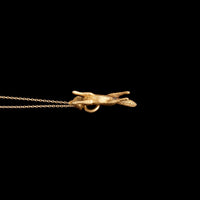 Edwardian Running Fox Necklace