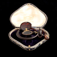 Victorian Large Scale Tortoiseshell Snake Locket