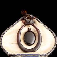 Victorian Large Scale Tortoiseshell Snake Locket