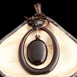 Victorian Large Scale Tortoiseshell Snake Locket
