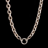 19th Century French Silver Collar