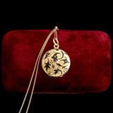 Victorian Floriated Enamel Locket