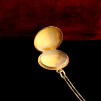 Victorian Floriated Enamel Locket
