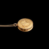 Victorian Measuring Tape Sliding Locket