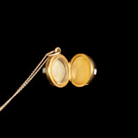 Victorian Banded Agate Spherical Locket