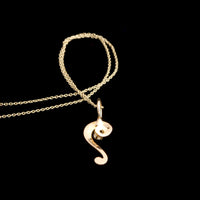 Edwardian Diamond Question Mark Necklace