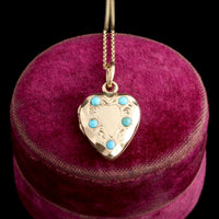 Victorian Faceted Heart Locket