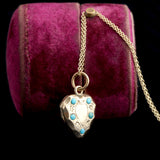 Victorian Faceted Heart Locket