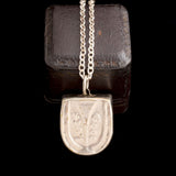 Edwardian Steel Horseshoe Box Necklace