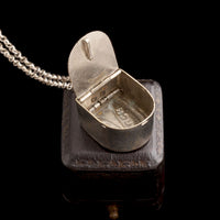 Edwardian Steel Horseshoe Box Necklace
