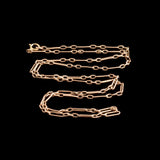 Victorian 23" Fancy Link 9k Gold Chain