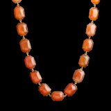 Victorian Carnelian Pinchbeck Collar