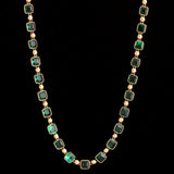 Victorian Green Paste Necklace