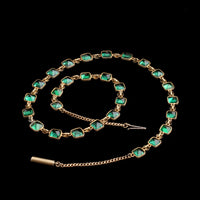 Victorian Green Paste Necklace