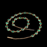 Victorian Green Paste Necklace