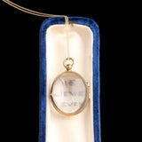 Victorian Rock Crystal Oval Locket