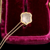 Georgian Amethyst "Isa" Forget Me Not Seal Necklace