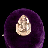 Georgian Cherubs Playing Jeu de Volant Citrine Seal Fob