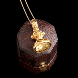 Georgian Dove & Olive Branch Citrine Seal Fob