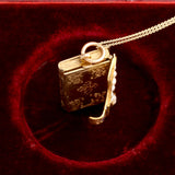 Early Victorian Pearl & Enamel Book-Shaped Vinaigrette