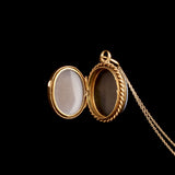 Late 19th Century French Banded Agate Locket