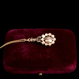 Georgian Garnet & Diamond Halley's Comet Necklace