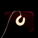 Victorian Turquoise & Pearl Horseshoe Necklace